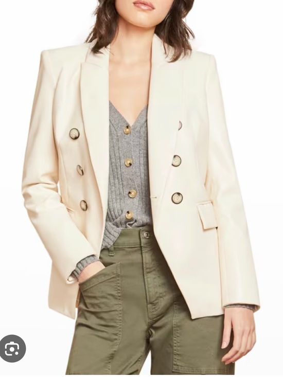 Veronica Beard Jackets & Blazers - Veronica Beard Miller Vegan Leather Dickey Jacket Size 6